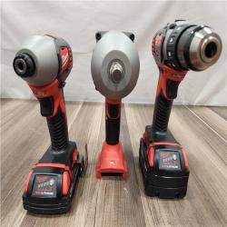 AS-IS- Milwaukee M18 18-Volt Lithium-Ion Cordless 9-Tool Combo Kit with 2-Batteries  Charger and Tool Bag
