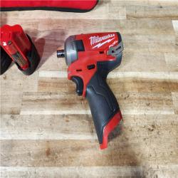HOUSTON LOCATION - AS - IS Milwaukee FUEL SURGE 12V Lithium-Ion Brushless Cordless 1/4 in. Hex Impact Driver Compact Kit