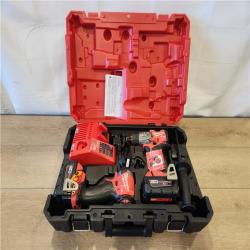 AS-IS- Milwaukee FUEL 18V Lithium-Ion Brushless Cordless Hammer Drill and Impact Driver Combo Kit