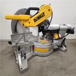 Phoenix Location NEW DEWALT 15 Amp Corded 12 in. Double Bevel Sliding Compound Miter Saw, Blade Wrench and Material Clamp