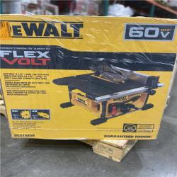 NEW-  DeWALT DCS7485B FLEXVOLT 60-Volt 8-1/4-Inch Adjustable Table Saw - Bare Tool