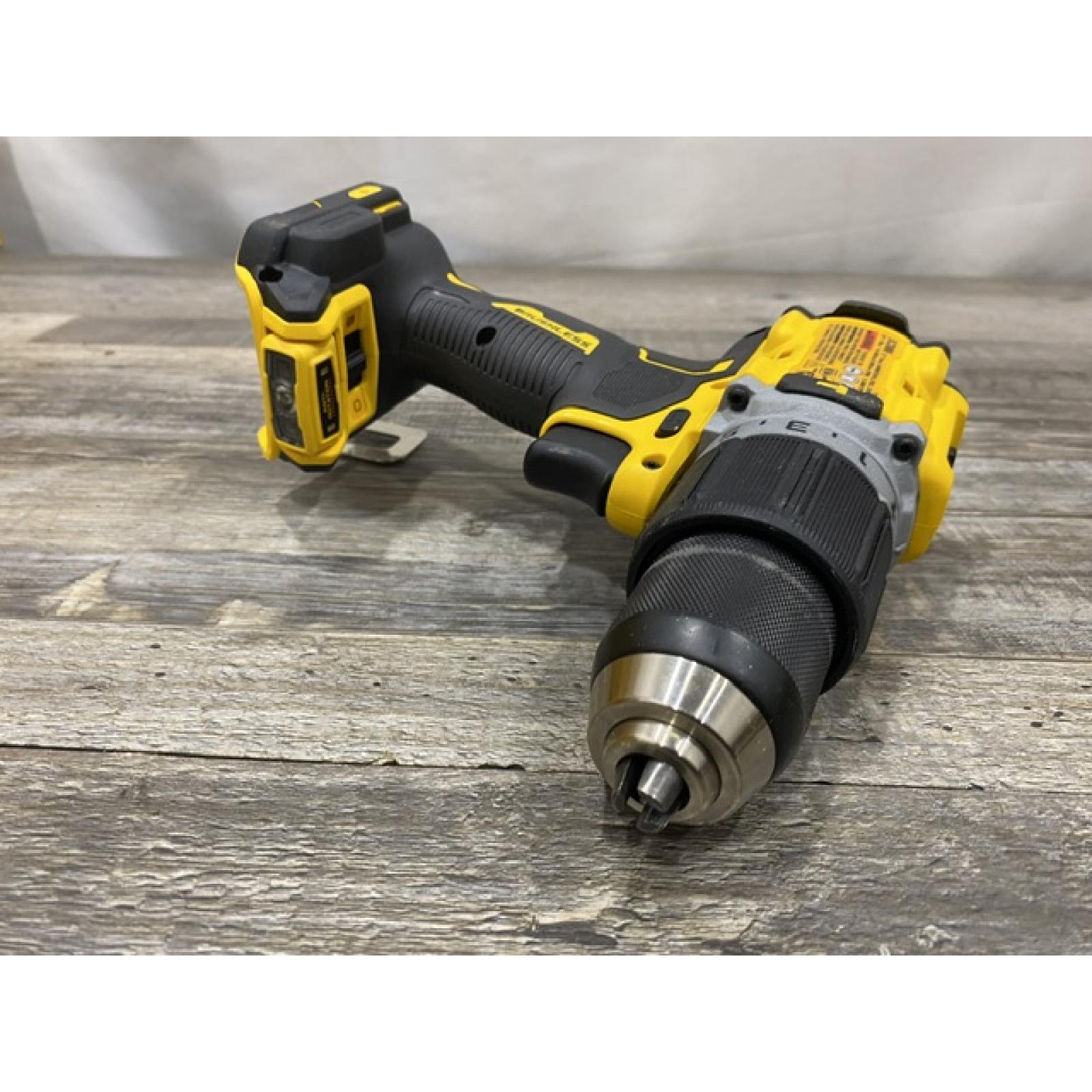 AS-IS DEWALT 20V XR Brushless Cordless 1/2 in. Hammer Drill (Tool-Only)