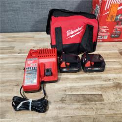 HOUSTON LOCATION - AS-IS Milwaukee 18V Lithium-Ion Cordless Drill Driver/Impact Driver Combo Kit