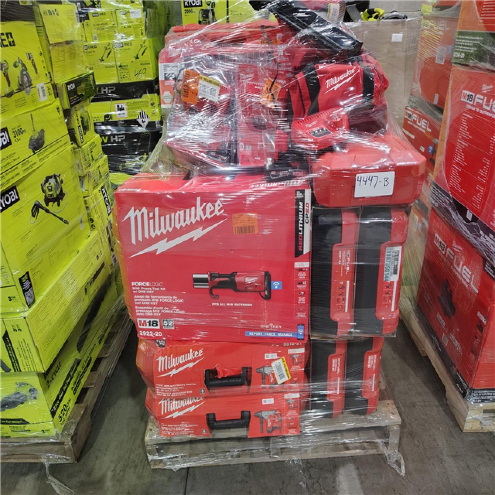 Pittston Location As-Is Power Tools Partial Truckload (10 pallets) 4447-B
