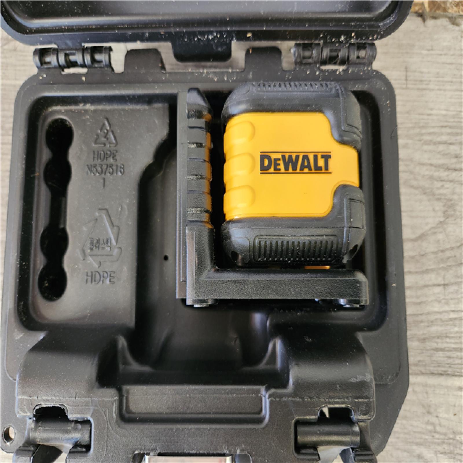Phoenix Location NEW DEWALT 40 ft. Red Self-Leveling Cross Line Laser Level