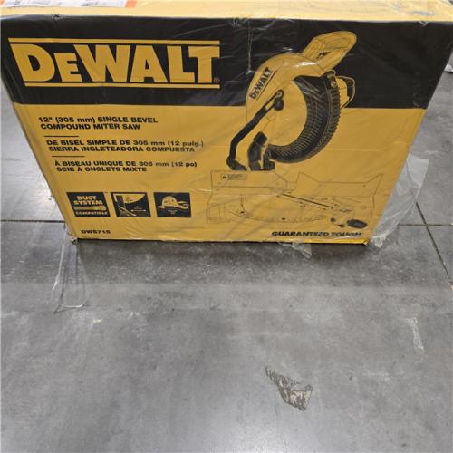 NEW! - DeWalt15 Amp Corded 12 in. Single Bevel Compound Miter Saw