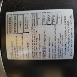 CALIFORNIA AS-IS GENERAC GENERATOR