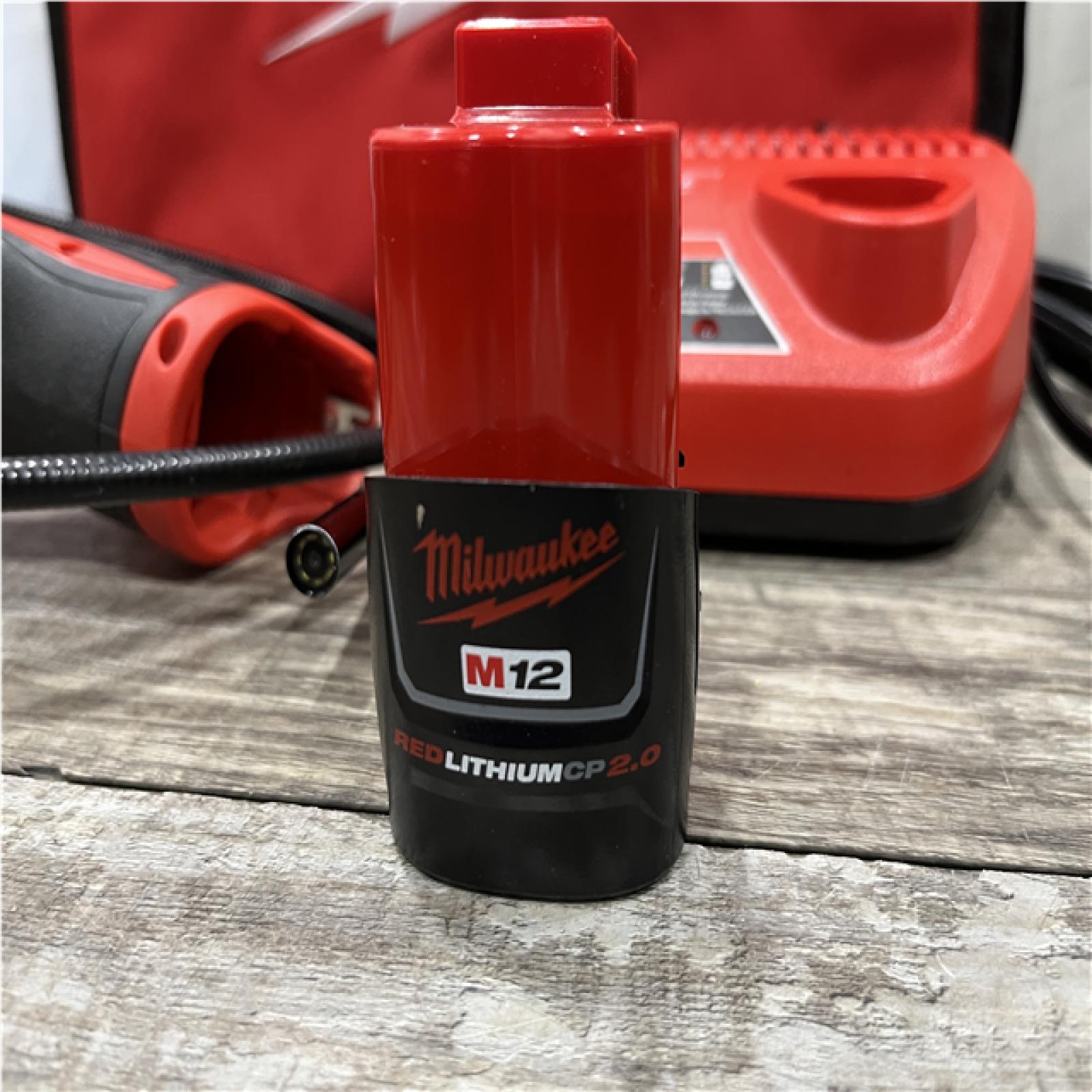 AS-IS Milwaukee 12V Lithium-Ion Cordless M-SPECTOR 360-Degree 4 ft. Inspection Camera Kit