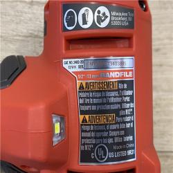AS-IS Milwaukee  FUEL 12V Lithium-Ion Brushless Cordless 1/2 in. x 18 in. Bandfile (Tool-Only)