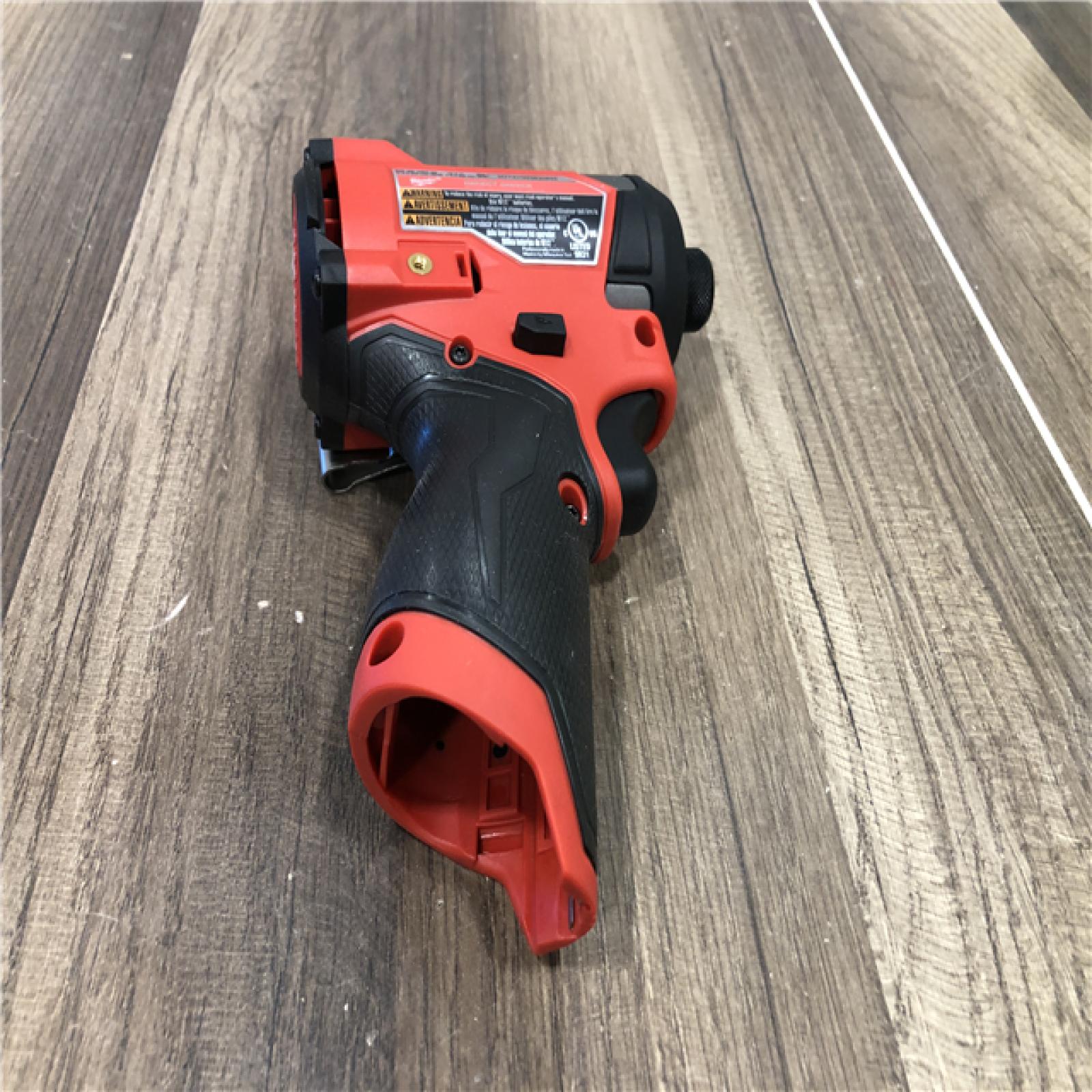 AS-IS Milwaukee  FUEL 12V Lithium-Ion Brushless Cordless 1/4 in. Hex Impact Driver (Tool-Only)