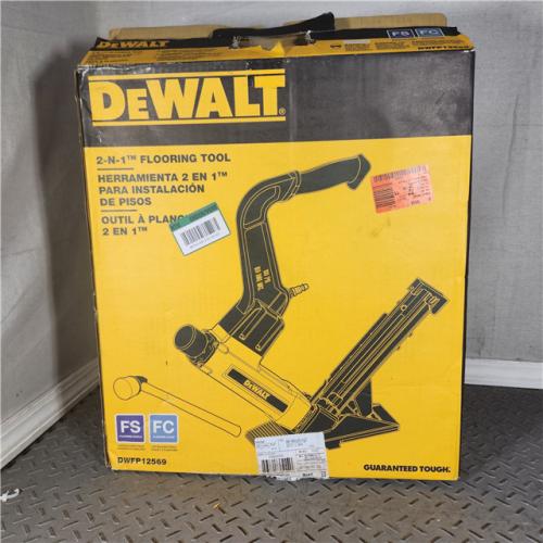 Houston Location - AS-IS DEWALT DWFP12569 2-in-1 Flooring Tool- Appears IN GOOD Condition