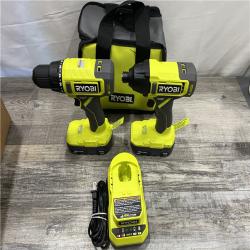 AS-IS RYOBI ONE+ 18V Cordless 2-Tool Combo Kit
