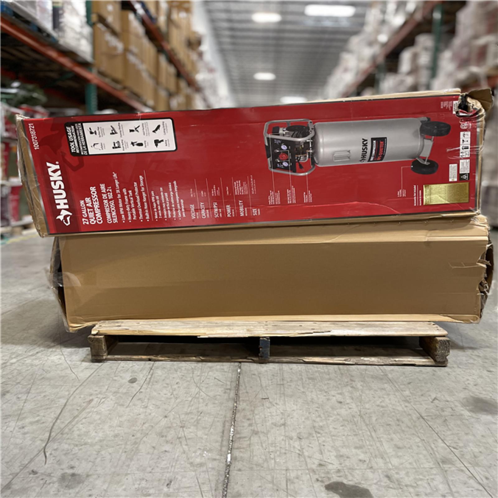 DALLAS LOCATION - HUSKY 27 GALLON AIR COMPRESSOR PALLET-(3 UNITS)