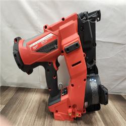 AS-IS- Milwaukee M18 FUEL 18-Volt Lithium-Ion Brushless Cordless Coil Roofing Nailer (Tool Only)