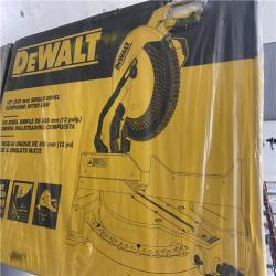 NEW- DeWalt 15 Amp Corded 12 in. Single Bevel Compound Miter Saw