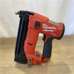 AS-IS Milwaukee FUEL 12-Volt Lithium-Ion Brushless Cordless 18-Gauge 1-1/2 in. Compact Brad Nailer (Tool Only)