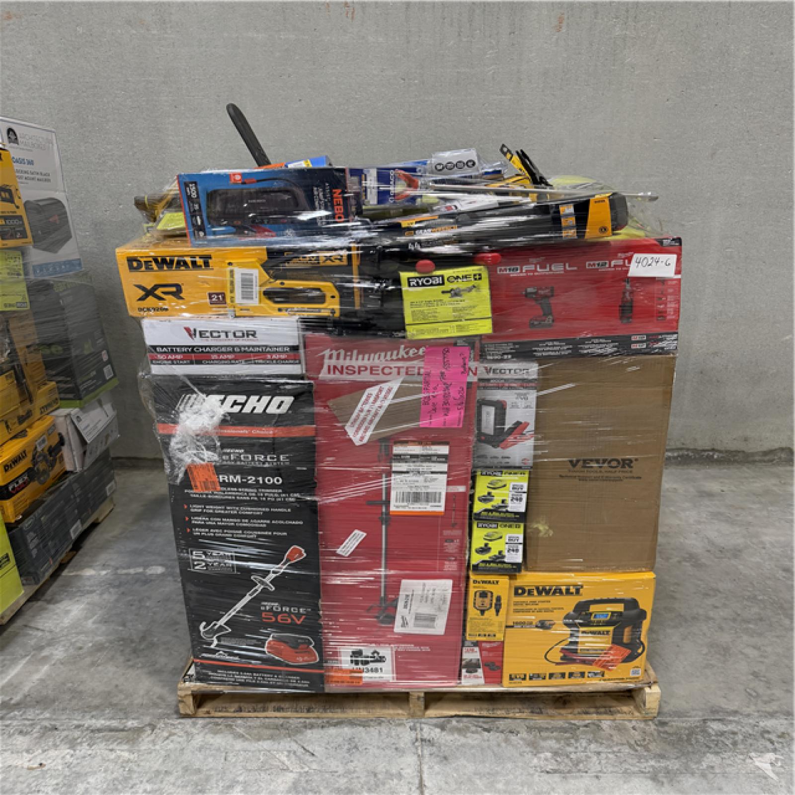 Atlanta Location AS-IS Tools Partial Truckload (3 Pallets) 4024-G