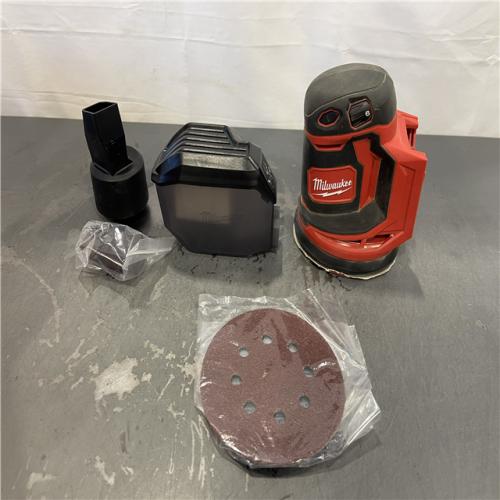 AS-IS - Milwaukee M18 18V Lithium-Ion Cordless 5 in. Random Orbit Sander
