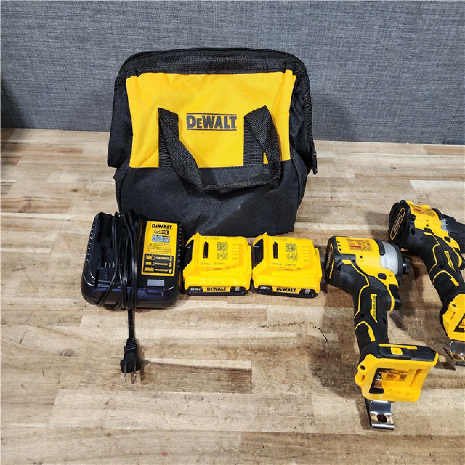 HOUSTON LOCATION - AS - IS DEWALT ATOMIC 20-Volt MAX Lithium-Ion Cordless Combo Kit
