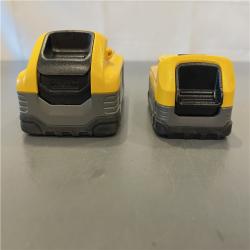 AS-IS - DeWalt 20V MAX POWERSTACK Lithium-Ion 1.7Ah and 5Ah Battery and Charger Starter Kit