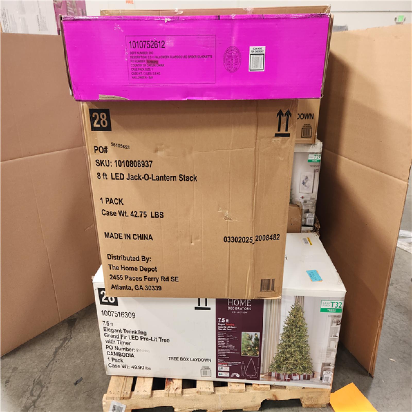 California AS-IS Holiday Pallet