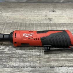 AS-IS Milwaukee 12V Lithium-Ion Cordless 3/8 in. Ratchet (Tool-Only)