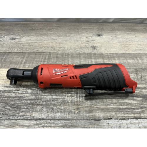 AS-IS Milwaukee 12V Lithium-Ion Cordless 3/8 in. Ratchet (Tool-Only)
