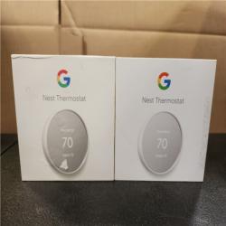 Phoenix AS-IS Google Nest Thermostat - Smart Programmable Wi-Fi Thermostat - (2-Pack)