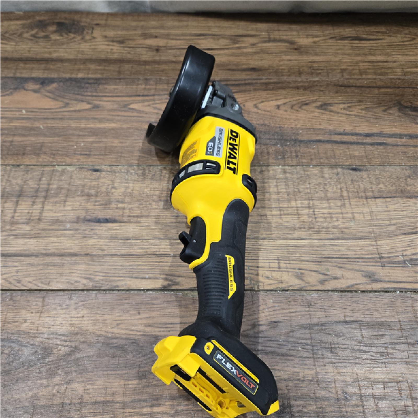 AS-IS DEWALT 60V MAX Cordless Brushless 4.5 in. to 6 in. Small Angle Grinder with Kickback Brake (Tool Only)