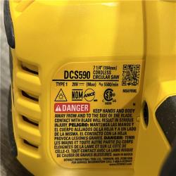 AS-IS DEWALT 20-Volt MAX 7-1/4 in. Cordless Circular Saw (Tool Only)