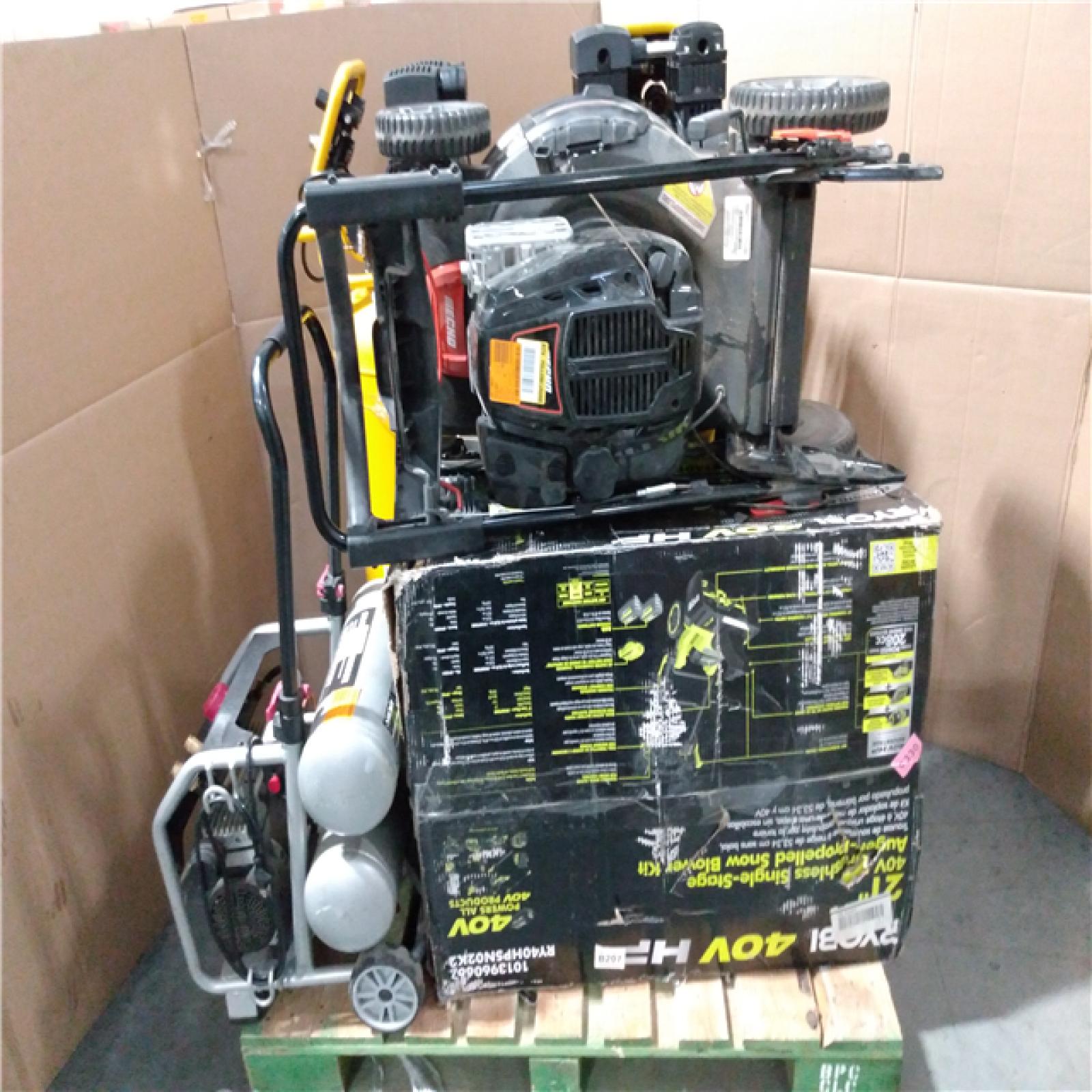 CALIFORNIA AS-IS OUTDOOR POWER EQUIPMENT