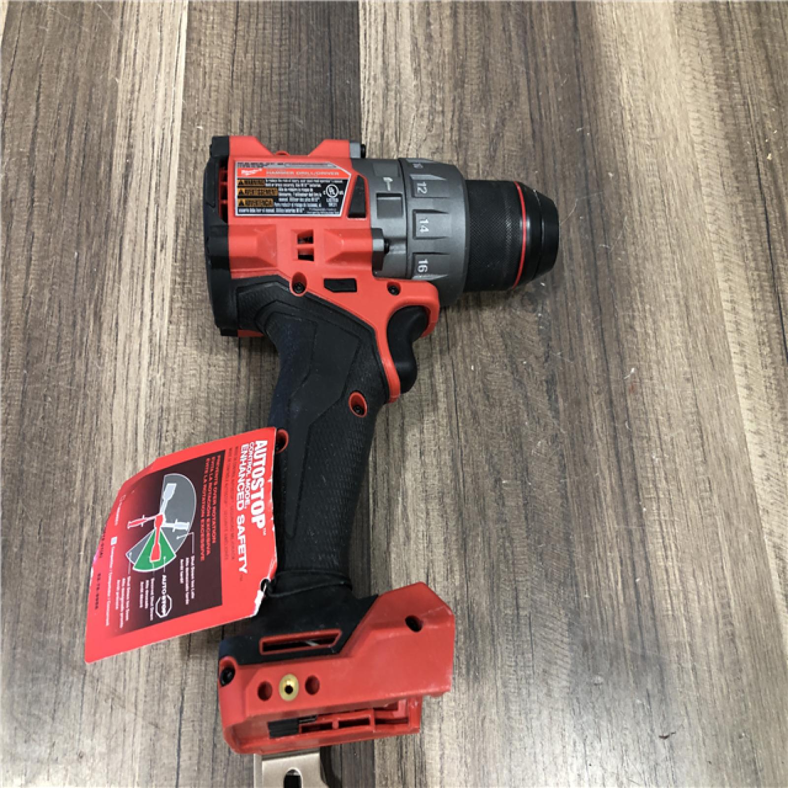 AS-IS Milwaukee FUEL 18V Lithium-Ion Brushless Cordless 1/2 in. Hammer Drill/Driver (Tool-Only)