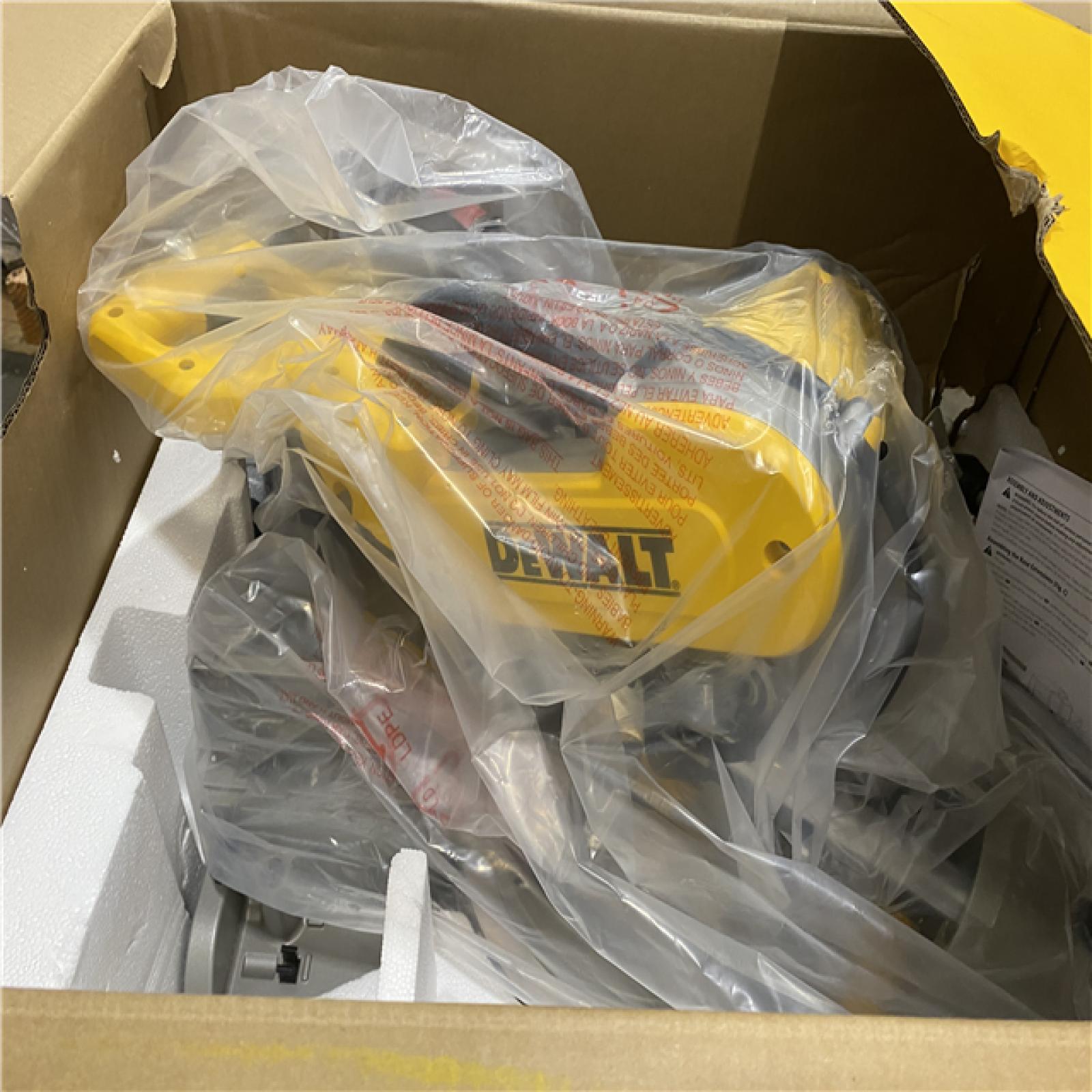 Dallas Location - As-Is DEWALT 15 Amp Corded 12 in. Double Bevel Sliding Compound Miter Saw (Lot Of 2)