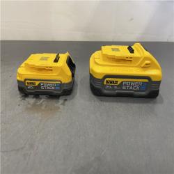 AS-IS - Dewalt Powerstack 20-Volt Lithium-Ion 5.0 Ah and 1.7 Ah Batteries and Charger