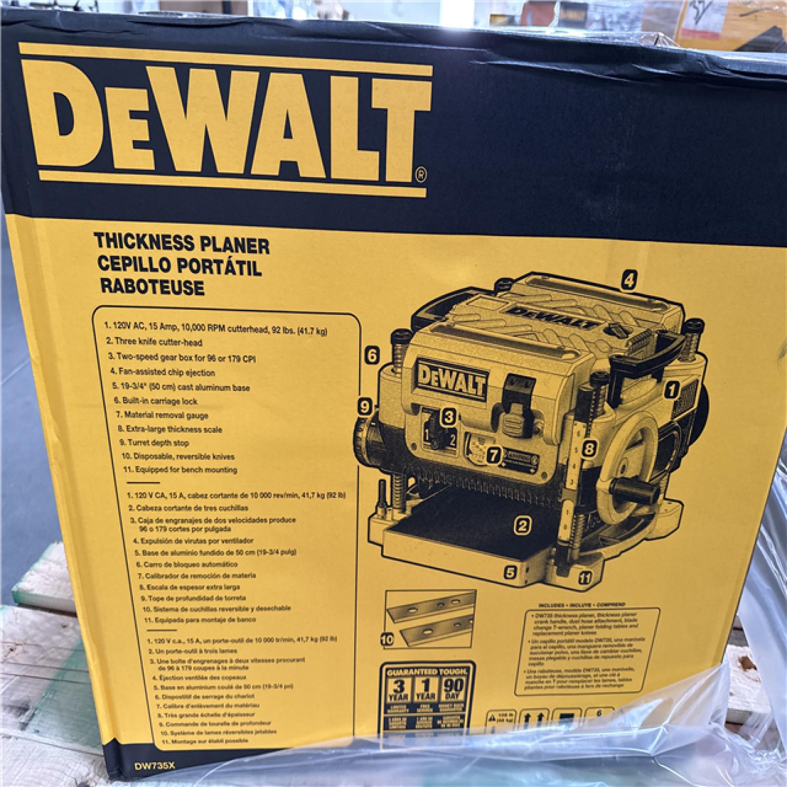 California NEW DeWalt 13 Thickness Planer (Tool Only)