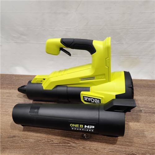 AS IS RYOBI 18V ONE+ HP Brushless 110 MPH 350 CFM Cordless Variable-Speed Jet Fan Leaf Blower (Tool Only)
