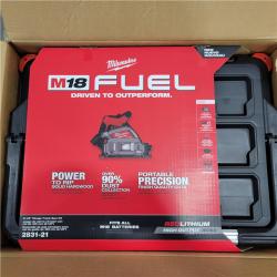 NEW!  Milwaukee 2831-21 M18 FUEL 18-Volt Lithium-Ion Brushless Cordless 6-1/2 in. Plunge Track Saw PACKOUT Kit with One 6.0 Ah Battery