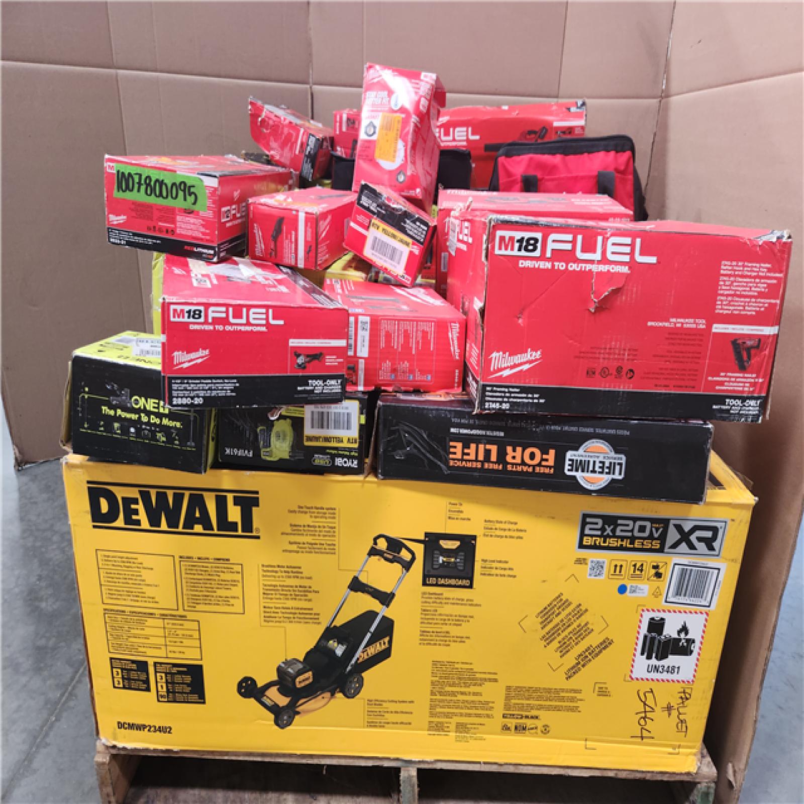 CALIFORNIA AS-IS TOOL PALLET