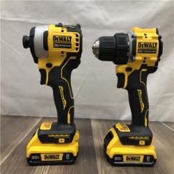 AS-IS DEWALT ATOMIC 20-Volt MAX Lithium-Ion Cordless Combo Kit