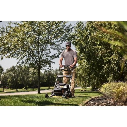 As-Is- 2x20V MAX 21 in. Cordless Battery Powered Push Lawn Mower Kit with (2) 10 Ah Batteries and Chargers