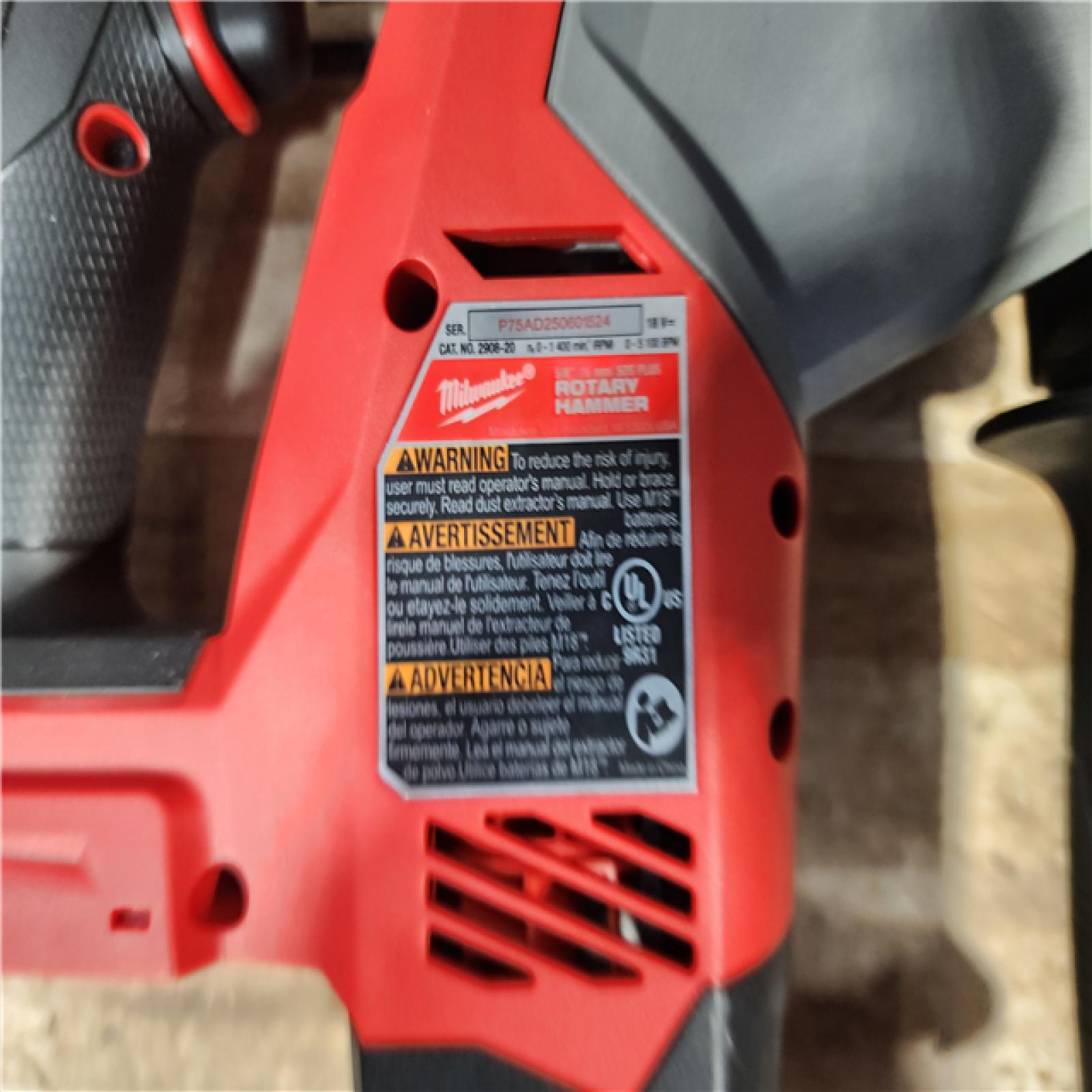 HOUSTON LOCATION - AS - IS Milwaukee FUEL 18V Lithium-Ion Brushless Cordless 5/8 in. SDS-Plus Rotary Hammer (Tool-Only)