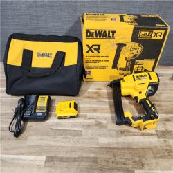 HOUSTON LOCATION - AS - IS DEWALT 20V MAX XR Lithium-Ion Cordless 18-Gauge Narrow Crown Stapler Kit