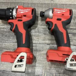 AS-IS Milwaukee 18V Lithium-Ion Brushless Cordless Compact Drill/Impact Combo Kit