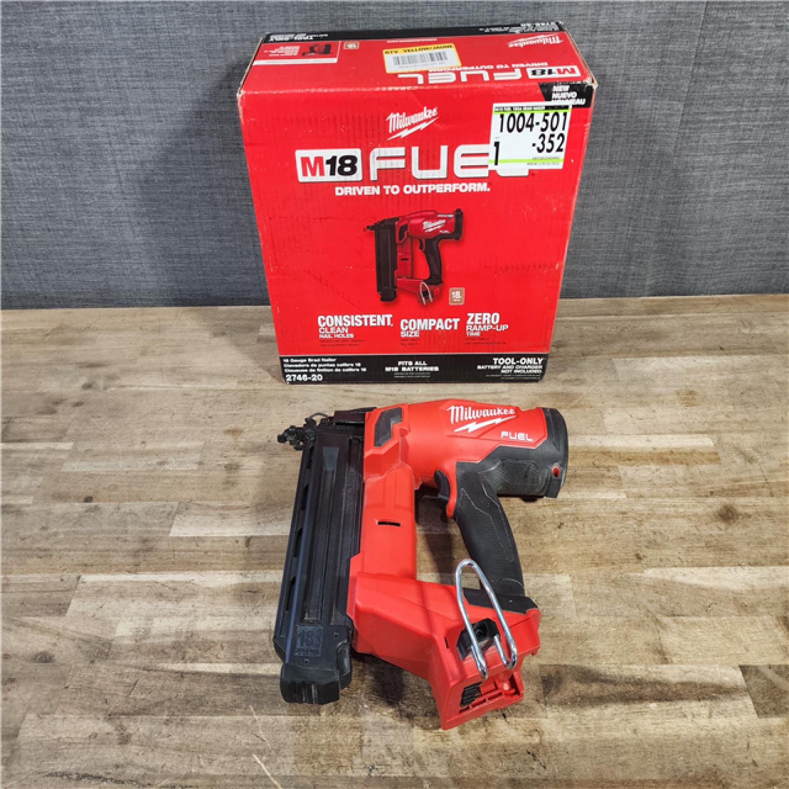 HOUSTON LOCATION - AS-IS Milwaukee M18 Fuel 18V Brushless 18-Gauge Brad Nailer 2746-20 (Bare Tool)