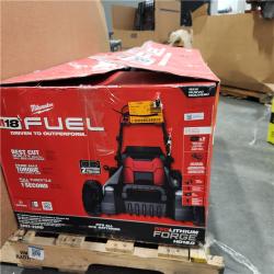 As-Is- Milwaukee M18 FUEL Brushless Cordless 21 in. Walk Behind Dual Battery Self-Propelled Mower Kit