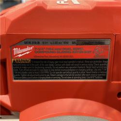 AS-IS Milwaukee 2733-20 M18 Fuel 7-1/4 Dual Bevel Sliding Compound Miter Saw  Tool Only