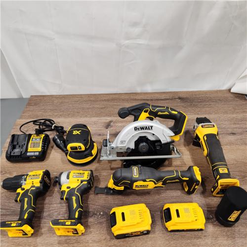 AS-IS DEWALT 20-Volt MAX ToughSystem Lithium-Ion 6-Tool Cordless Combo Kit