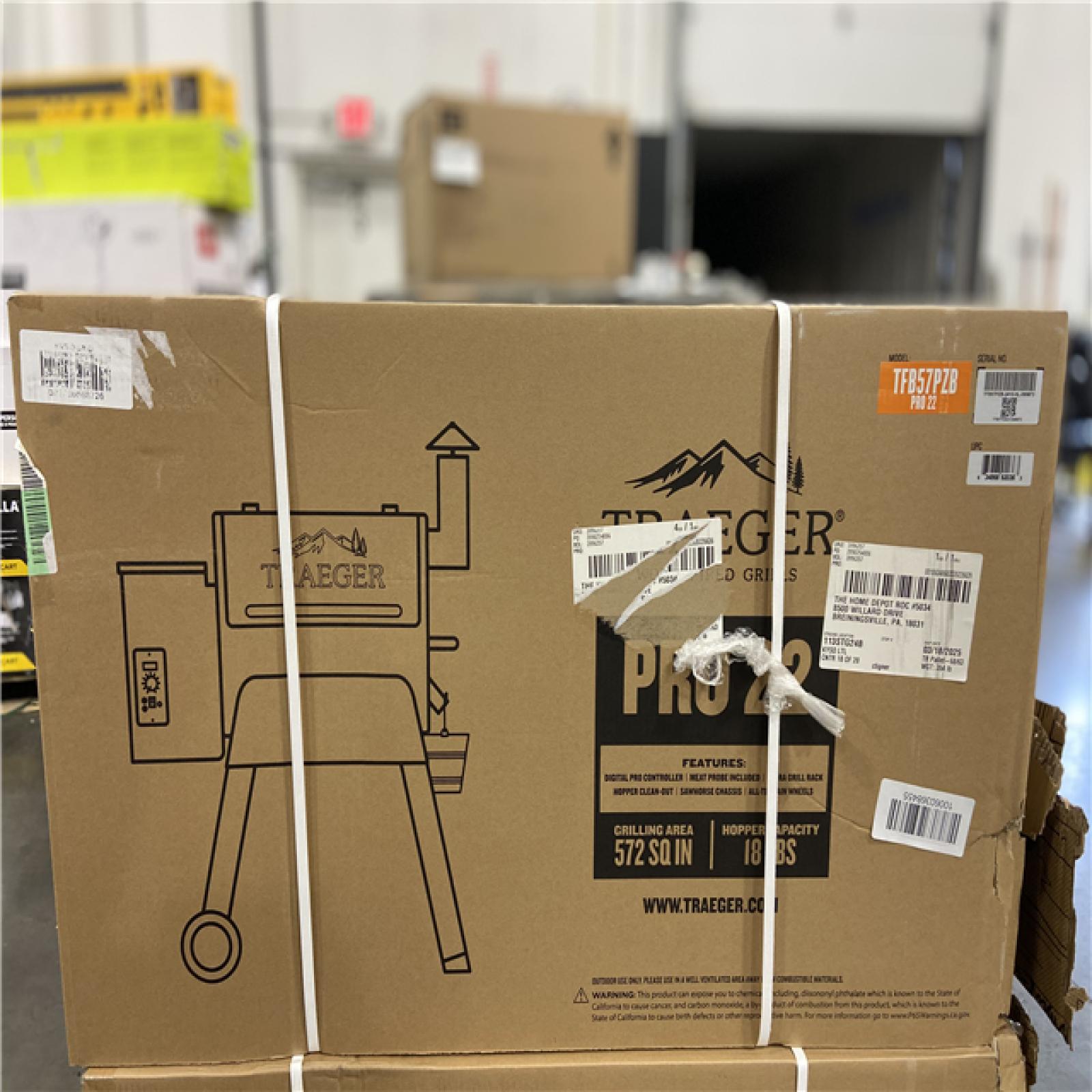 DALLAS LOCATION - Traeger Pro Series 22-Pellet Grill and Smoker in Bronze