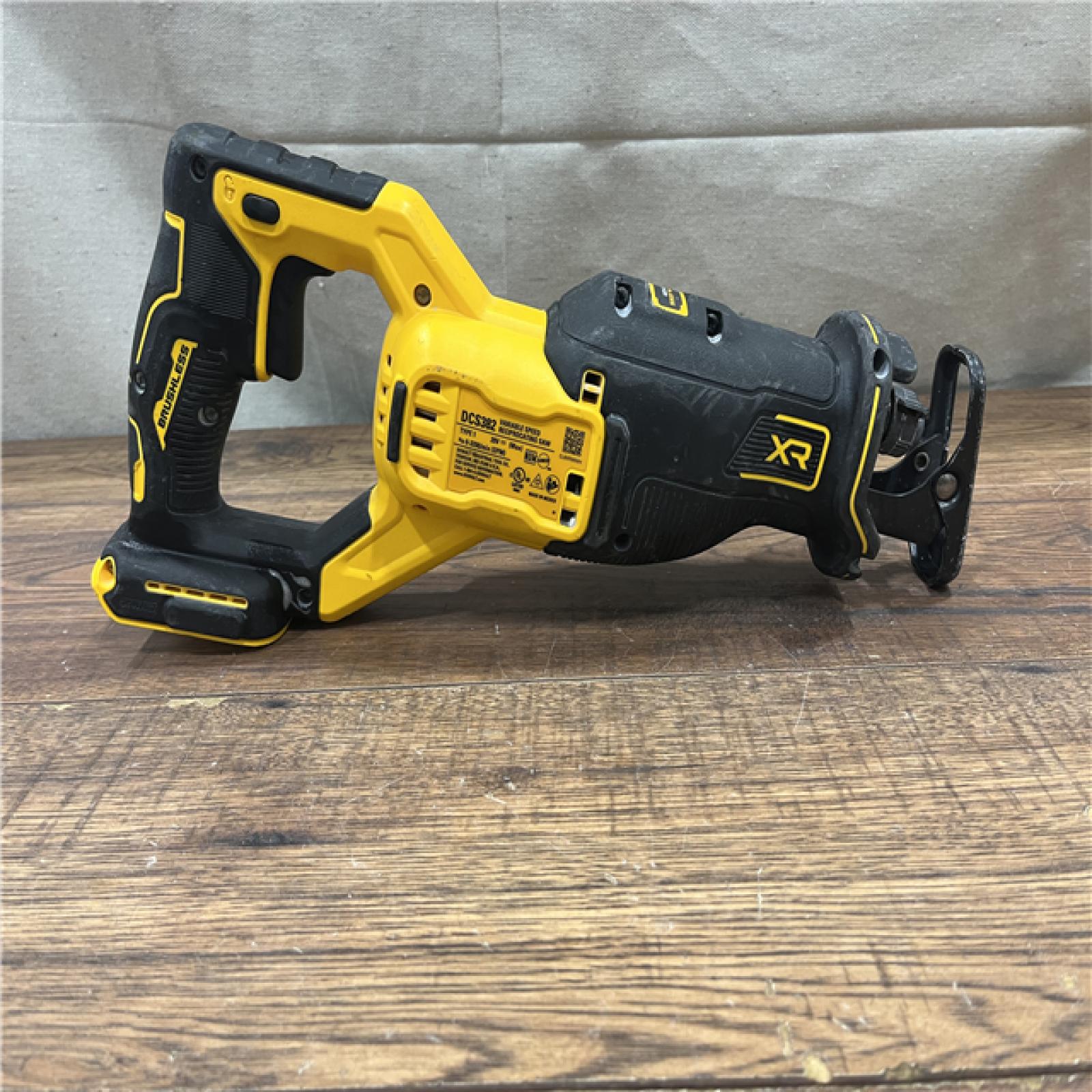 AS-IS DEWALT 20V MAX XR Cordless Brushless Reciprocating Saw (Tool Only)