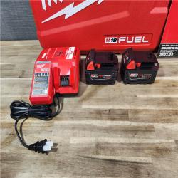 HOUSTON LOCATION - AS-IS (APPEARS LIKE NEW) MILWAUKEE M18 FUEL 18V Lithium-Ion Brushless Cordless Hammer Drill and Impact Driver Combo Kit (2-Tool) with 2 Batteries